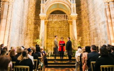 Martin and Charles’ fun and magnificent humanist wedding at Mansfield Traquair